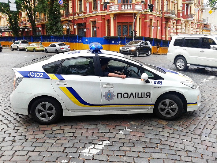 Український поліцейський патруль