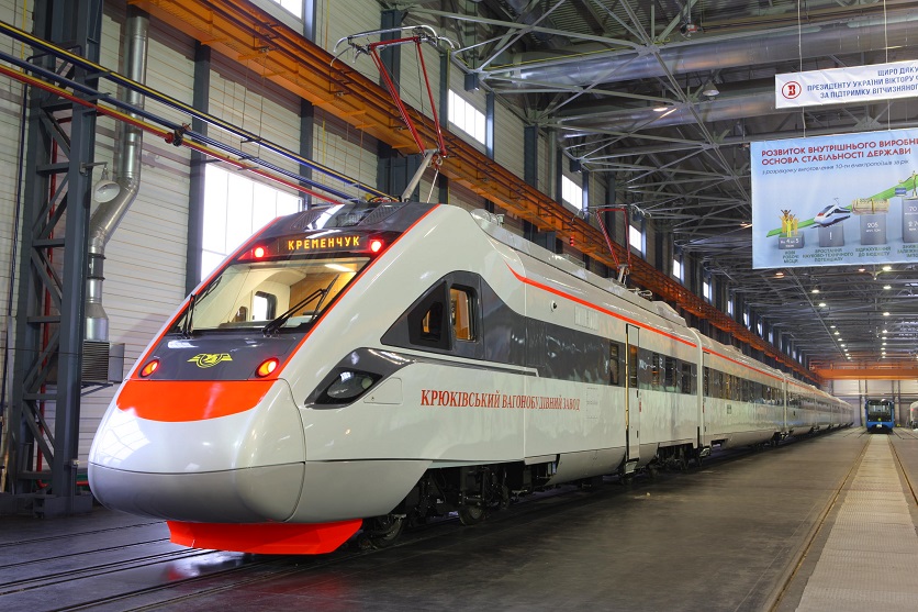 High-speed train Intercity Kryukiv plant